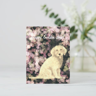 Golden Doodle Postkarte