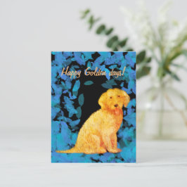 Golden Doodle Postkarte