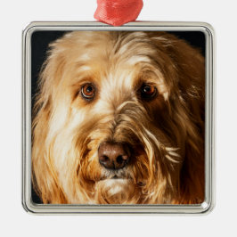 Golden doodle Puppy Dog Ornament Aus Metall