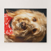 Golden doodle Puppy Dog Puzzle (Horizontal)