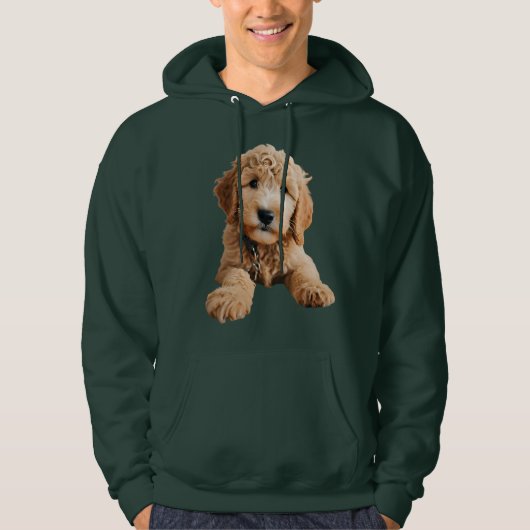 Golden Doodle Puppy Hoodie (Vorderseite)