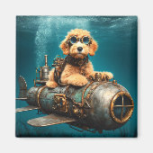 Golden Doodle Puppy Magnet (Vorne)