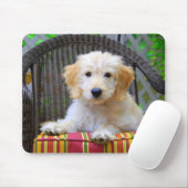 Golden Doodle Puppy Mousepad (Mit Mouse)