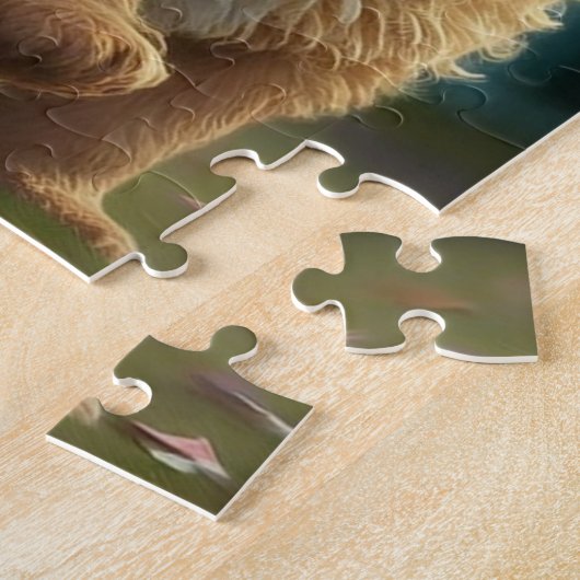 Golden Doodle Puppy Plays Ball Puzzle (Seite)