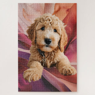 Golden Doodle Puppy Puzzle