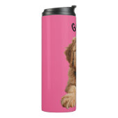 Golden Doodle Puppy Thermosbecher (Nach links gedreht)