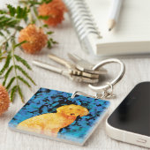 Golden Doodle Schlüsselanhänger (Vorderseite rechts)