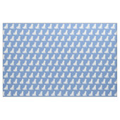 Golden Doodle Silhouette Pet Aussie Light Blue Stoff (Fat Quarter (45,7 x 55,9 cm))