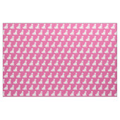 Golden Doodle Silhouette Pet Aussie Pink Stoff (Fat Quarter (45,7 x 55,9 cm))