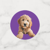 Golden Doodle Table Confetti Konfetti (Klein Vorderseite)
