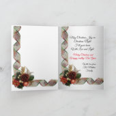 Golden Doodle Weihnachtswelpen Feiertagskarte (Innenseite)