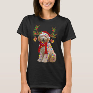 Golden Doodle Wunderschöner Rentierbaum Lig T-Shirt