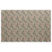 Golden Doodles Vintages Blumengrün Stoff (Fat Quarter (45,7 x 55,9 cm))