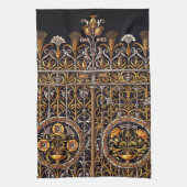 Golden Doorway All-over Print Schürze Geschirrtuch (Vertikal)