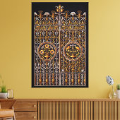 Golden Doorway Stretched Canvas Print Leinwanddruck (Insitu (Wohnzimmer))