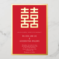 Golden Double Luck Chinesische Hochzeitsreise