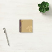 Golden Double Snake Caduceus Postit Notes Post-it Klebezettel (Büro)