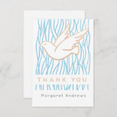 Golden Dove Dankeschön Karte (Vorne/Hinten)