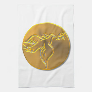 Golden Dove of Peace - Heiliger Geist Handtuch