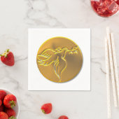 Golden Dove of Peace - Heiliger Geist Serviette (Beispiel)