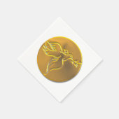 Golden Dove of Peace - Heiliger Geist Serviette (Ecke)