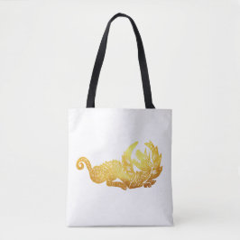 Golden Dragon Custom All-Over-Print Tote Bag Tasche