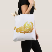 Golden Dragon Custom All-Over-Print Tote Bag Tasche (Von Nahem)