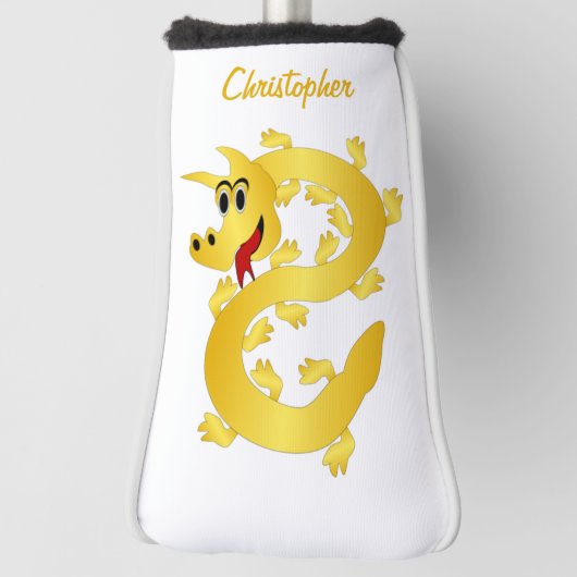 Golden Dragon Design Golf Headcover (Rotieren 90)