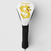 Golden Dragon Design Golf Headcover (Vorderseite)