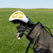 Golden Dragon Design Golf Headcover (In SItu)