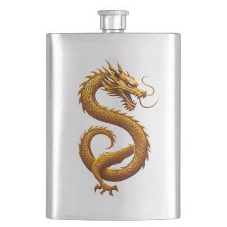 Golden Dragon Flachmann