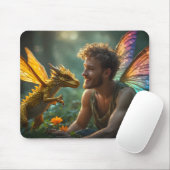 Golden Dragon Gaming Design Mousepad (Mit Mouse)