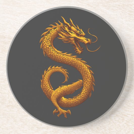 Golden Dragon Getränkeuntersetzer (Vorne)