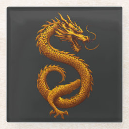 Golden Dragon Glasuntersetzer