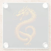 Golden Dragon Glasuntersetzer (Rückseite)