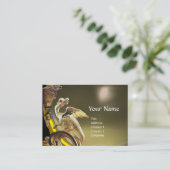 GOLDEN DRAGON GRAD AGATE Monogramm Visitenkarte (Stehend Vorderseite)