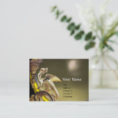 GOLDEN DRAGON GRAD AGATE Monogramm Visitenkarte (Stehend Vorderseite)