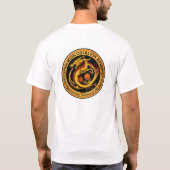 Golden Dragon Hoops: Entfesseln Sie den Power auf  T-Shirt (Rückseite)