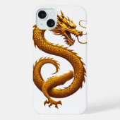Golden Dragon iPhone Hülle (Rückseite)