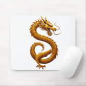 Golden Dragon Mousepad (Mit Mouse)
