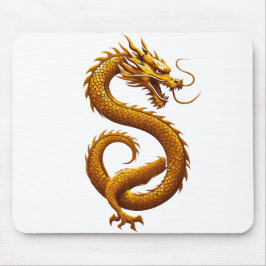 Golden Dragon Mousepad