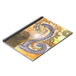 Golden Dragon~notebook Notizblock