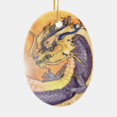 Golden Dragon~ornament Keramik Ornament (Hinten)