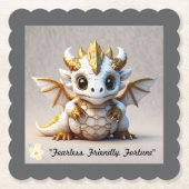 "Golden Dragon Power" Untersetzer (Vorderseite)