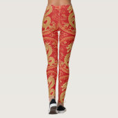 Golden Dragon Prosperity Leggings (Rückseite)