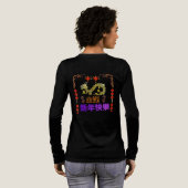 Golden Dragon Rising Tri-Blend Shirt (Voller Rückseite)