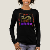 Golden Dragon Rising Tri-Blend Shirt (Vorderseite)