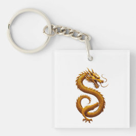 Golden Dragon Schlüsselanhänger