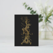 GOLDEN DRAGON Serie Postkarte (Stehend Vorderseite)