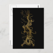 GOLDEN DRAGON Serie Postkarte (Vorne/Hinten)